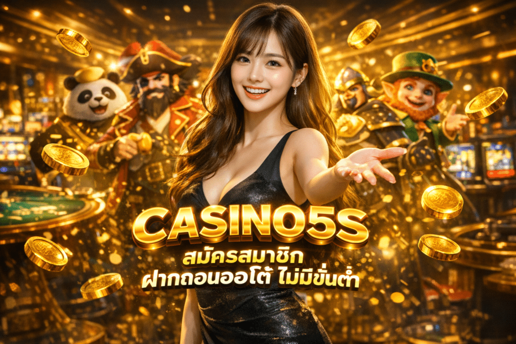 CASINO5S สมัครสมาชิก ฝากถอนออโต้ ไม่มีขั้นต่ำ