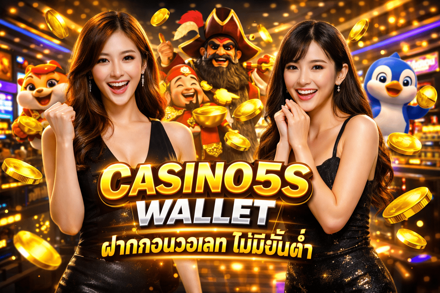 CASINO5S wallet ฝากถอนวอเลท ไม่มีขั้นต่ำ